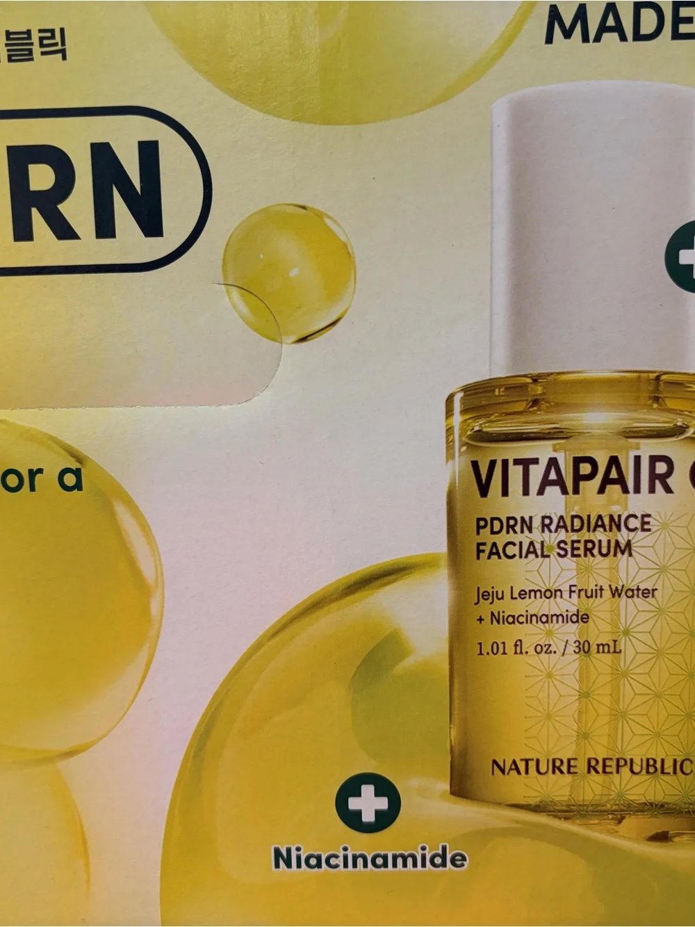 Jeju green lemon Vitapair C PDRN Radiance Facial Serum — value duo pack sealed